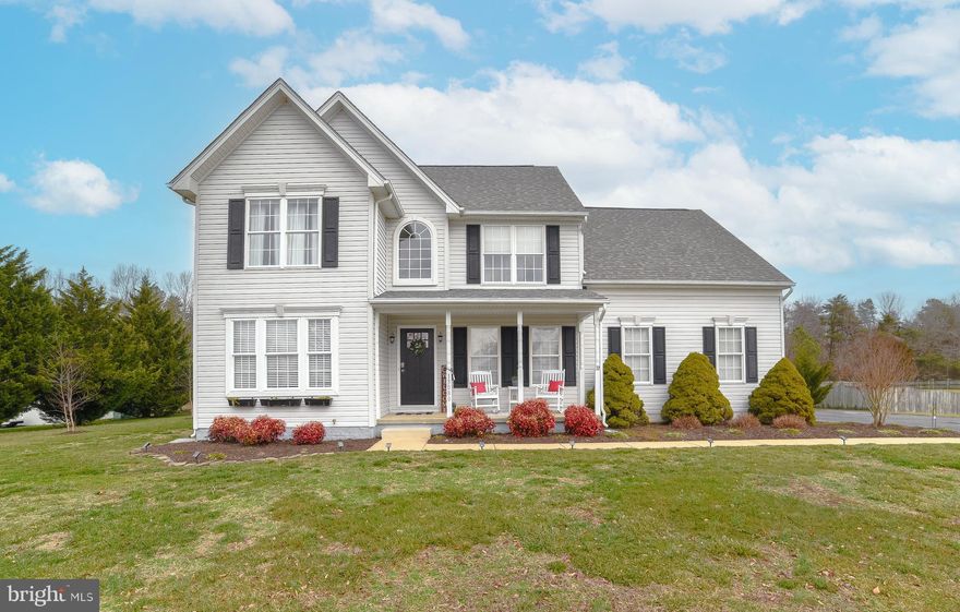 Welcome to your dream home with a huge in-ground POOL! This gorgeous home is pristine, clean, and pride of ownership shines as this home has been well cared for by the original owners.  This beautiful colonial is nestled on almost an acre of private land and features 4 spacious bedrooms, 3.5 bathrooms, a finished basement with office, and the most beautiful and serene backyard!
The updated white kitchen is a chef's delight with sleek countertops, newer stainless steel appliances, and a pantry. The open floor plan seamlessly connects the kitchen to the dining and living areas, creating a perfect space for entertaining. Are you working from home? Theres a main floor office and an additional flex room in the basement that can serve as a 2nd home office.
Gleaming hardwood floors throughout the main floor and upstairs you'll find brand new flooring that adds warmth and style to the bedrooms. The owners suite is a haven of tranquility, featuring a spacious layout that can accommodate large furniture. The ensuite private bath features a soaking tub, separate shower, and spacious vanity. The remaining bedrooms are generously sized, providing comfort and privacy for all family members or guests.
Venture down to the finished basement, a versatile space that can be transformed into a home theater, game room, or whatever suits your lifestyle. You can use the flex room as a guest room or office space! 
Step outside into your own oasis – a sparkling in-ground pool with a brand new liner awaits you. The expansive backyard, just under an acre of land, offers unparalleled privacy, creating a perfect retreat for relaxation and outdoor activities. Whether you're enjoying a dip in the pool or hosting a barbecue on the patio, this backyard is designed for entertaining and making wonderful memories! The property offers ample parking with a two-car side load garage, providing convenient and secure parking for your vehicles. Additionally, the long driveway is designed to accommodate  plenty of vehicles, ensuring that you and your guests will always have plenty of space.
One of the standout features of this property is its location. Nestled in a peaceful community with NO HOA, you'll experience country living at its finest while still being close to shopping, amenities, and  schools. Located in the LaPlata High School, Piccowaxen Middle School, and T.C. Martin Elementary school district.
For commuters, this home is strategically located for easy access to both DC and Pax River. Enjoy the tranquility of country living with an easy drive to town.
Don't miss the opportunity to make this your forever home – a perfect blend of luxury, privacy, and convenience. Schedule a showing today and let this property exceed your expectations! Move in just in time for spring!