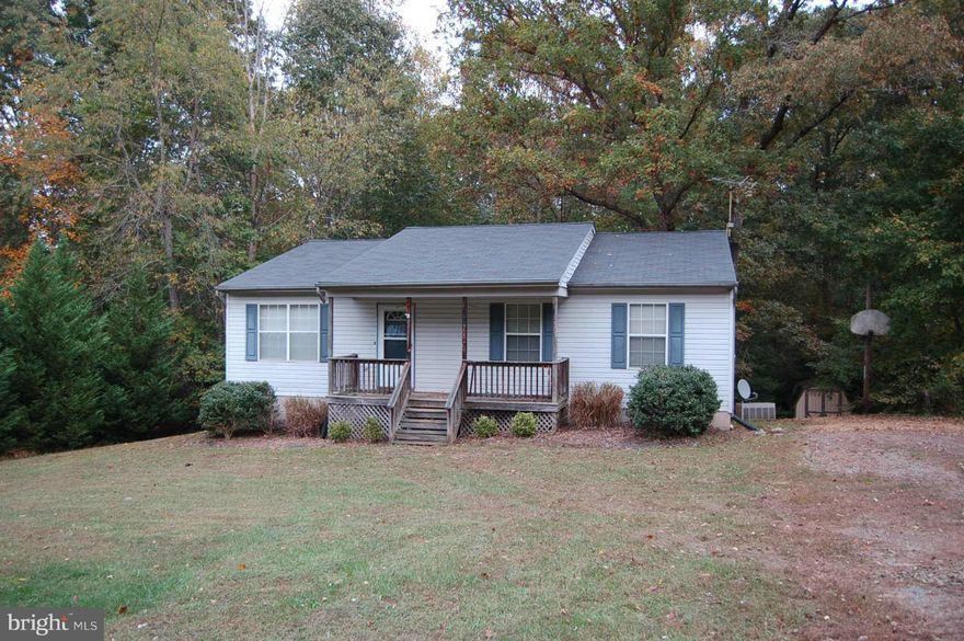 Great Ranch style home with plenty of privacy with your own 1 acres of land.  Nice front porch and spacious rear deck to enjoy all the nature around this property.  Seller requires that potential buyers execute the disclosure and submit with their offer in order to be considered.