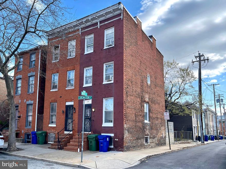 ONLINE REAL ESTATE AUCTION!! Bidding Opens - Tuesday, April 15, 2025. Bidding Closes - Thursday, April 17, 2025 at 11:30 AM. List price is opening bid only. The property is located in the Hollins Market Neighborhood in southwest Baltimore, and is within the Union Square-Hollins Market National Historic District. The home sits just one block from Hollins Market itself, one of Baltimore’s best known historic markets, which features a variety of vendors and retailers both within and immediately surrounding the market building itself. The overall location is convenient to Downtown Baltimore, the expansive University of Maryland, Baltimore campus and bio-tech park and a number of major commuter routes (MLK Jr. Blvd, MD-205, I-95 and I-395). Other notable attractions in the area include the Stadium Complex, B&O Railroad Museum and Edgar Allan Poe House & Musuem.