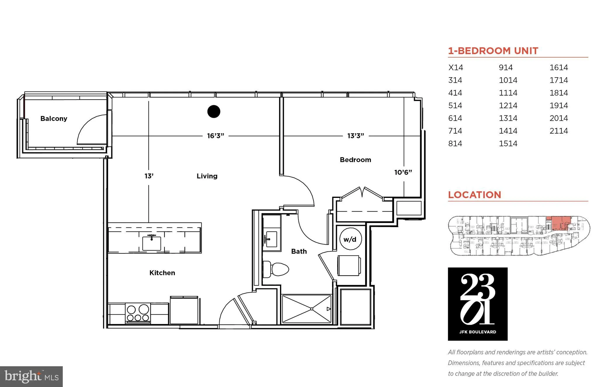 Additional image 102 of 2301 John F Kennedy Boulevard Unit 1215, Philadelphia, PA 19103