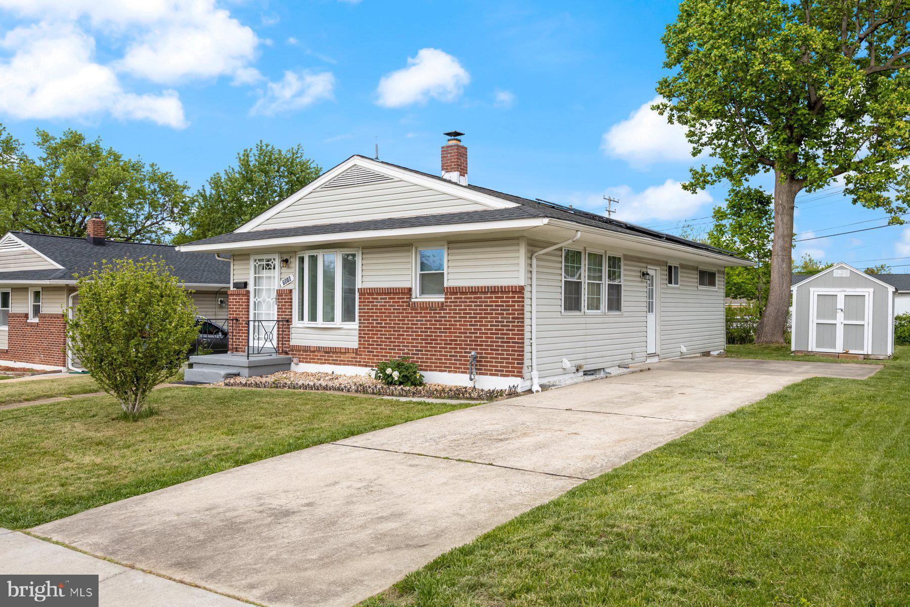 Multiple offers, highest and best offer due 5/18 @ 5pm!
Tastefully updated and meticulously kept 5 bedroom 2 bathroom rancher. Main level greets you with a spacious living room, updated kitchen with granite counter tops and stainless steel appliances. Designated dining room area. Side entrance for maximum comfort and ease. Down the hall are 3 generous size bedrooms and 1 full bath.
Lower level offers an oversized family room with a wet bar area for entertaining. 2 more bedrooms and a 2nd full bath. Separate laundry area and plenty of storage complete this level. Long 2- 3 car driveway. Nice size flat back yard. Convenient to 695, I95 and I83. This house will deliver on all your needs. Schedule your showing today.