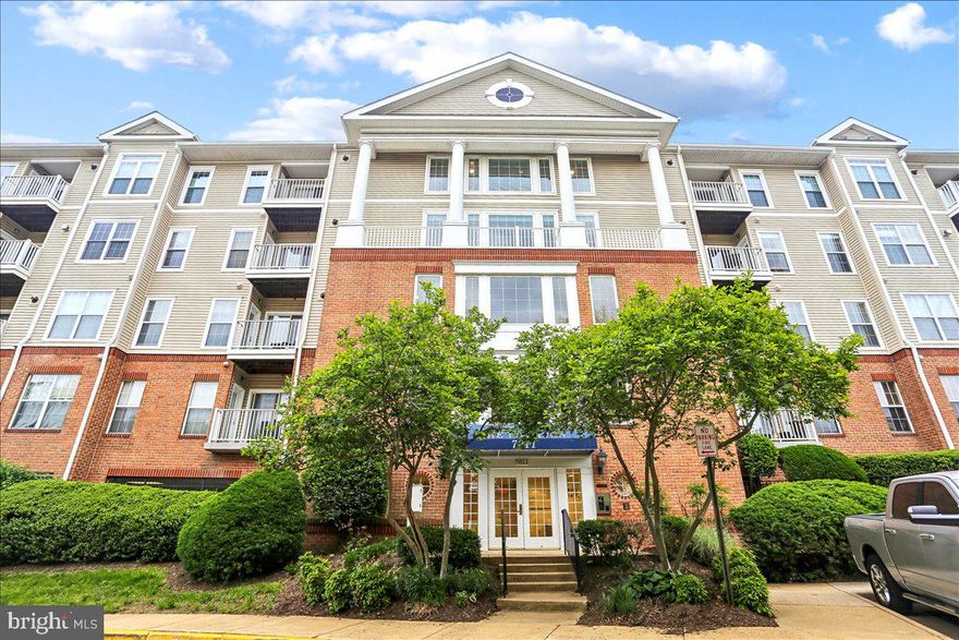 Fantastic Condo • Spacious & Airy • Largest Floor Plan (1,352 sq ft) • Rarely Available at the Pavilion • Two generous BRs, 2 BAs • TWO Adjacent Garage Parking Spaces • Roomy LR w/Gas Fireplace • Separate DR • Primary BR has Dressing Area, Large Closets & En Suite BA, Walk-In Shower & Soaking Tub • Hardwood Floors Throughout • Freshly Painted • Separate Laundry Room in Unit • Storage Unit in Building • Private, Cozy Porch for Communing w/Nature! • Amazing Location at WFC Metro and New West End Neighborhood • Walk to Everything – W&OD bike trail, Farmer’s Market, Community Pool, Shopping & Restaurants, McLean Schools!!