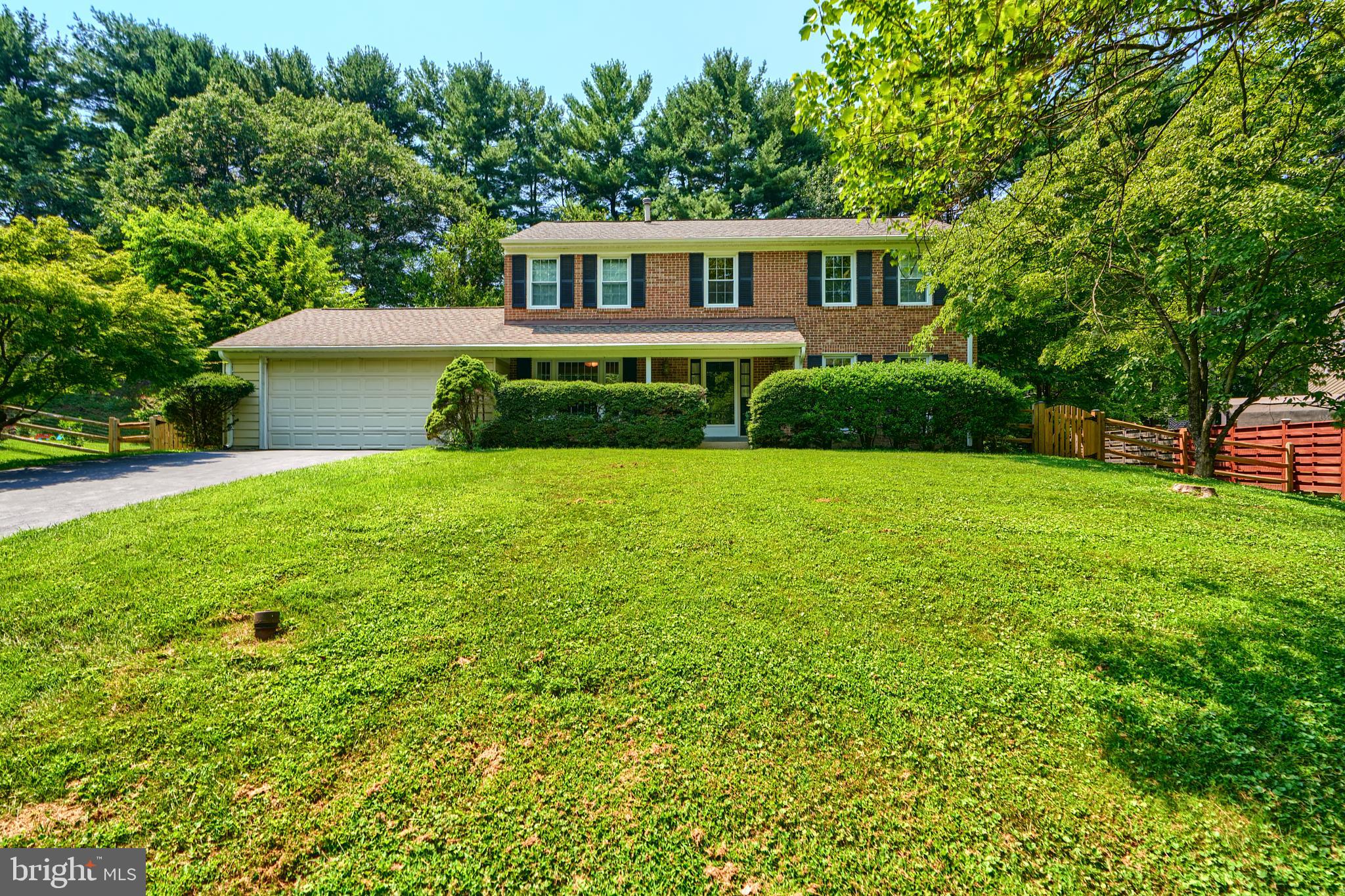 Spacious and well-maintained 4-bedroom home featuring a bright and inviting layout perfect for everyday living and entertaining. The large eat-in kitchen offers granite countertops and ample cabinet space. Just off the kitchen, a family room features a brick hearth fireplace and sliding glass doors that open to a patio and a generous, fully fenced and private backyard—ideal for outdoor gatherings.
The main level also includes a formal dining room with elegant crown molding, beautiful hardwood floors throughout, and a convenient half bath. Upstairs, you'll find four generous bedrooms with brand new carpet and a full hallway bath. The spacious owner’s suite features a huge walk-in closet and a private ensuite bathroom with a double sink vanity. The bathrooms on the second level have been recently remodeled
The finished lower level provides excellent flexibility with two large rooms that can serve as a second family room, home office, gym, or additional storage space. A full bathroom and dedicated laundry room complete the lower level.
Additional highlights include a 2-car garage, mature landscaping, a storage shed, and great curb appeal. This home combines comfort, functionality, and charm—ready to welcome its next owner.