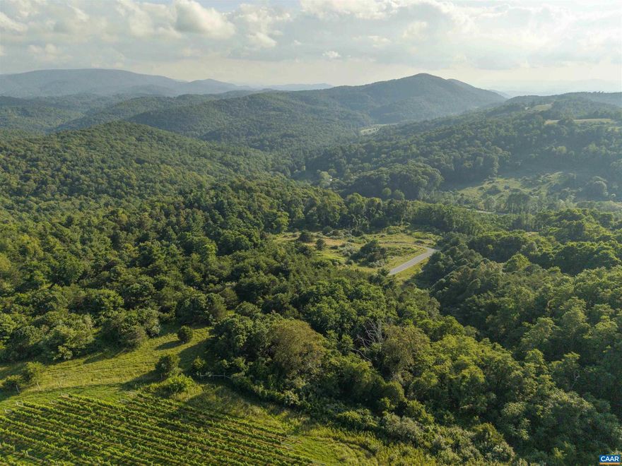 Tucked just off the iconic Blue Ridge Parkway, Lot 7 offers a unique opportunity to own a premier homesite in one of Virginia?s most private mountain enclaves. With the first home now complete and only a handful of sites available, timing is key. This 4.05-acre lot enjoys a commanding position with panoramic views stretching across the Blue Ridge - including The Priest, Apple Orchard, and Three Ridges. Beside a working vineyard and bordered by hundreds of acres of protected land and National Forest, your privacy and vistas are here to stay. Septic and well sites are identified; fiber internet, electricity, and a private driveway are already in place. The setting suits those who crave an outdoor lifestyle: hike from your back door, bike the Blue Ridge Parkway, fish native trout streams, or simply savor the stillness that only this elevation can offer. Stargaze under pitch-black skies, explore nearby backcountry trails, and watch the seasons unfold uninterrupted. Here, nature isn?t a backdrop - it?s the main event. Less than an hour from Charlottesville and just 40 minutes from Staunton or Lexington, this is your chance to build something enduring. Opportunities like this are rare.,Twelve Ridges Reserve