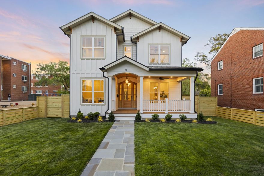 Scheduled Showings available starting Friday 4/17. Move-in ready 2026 new construction by the Zelaya Homes Team in Del Ray/Rosemont. This thoughtfully designed detached home offers 3 finished levels plus a detached garage with a studio ADU above. 
Inside, you’ll find a bright, open layout with high ceilings, abundant natural light, and luxury finishes throughout. The upper level features 4 spacious bedrooms, 3 full baths, and a convenient laundry room. The main level includes a private study with a full bath, plus a powder room for guests. The fully finished basement offers a bedroom, full bath, wet bar, bonus room, and a separate walk-out—perfect for extended stay guests or au pair. Private parking for 3 cars completes this exceptional home in one of Alexandria’s most desirable neighborhoods. Enjoy fenced front and back yards and a prime location next to a park with playground, all just a short walk to Mount Vernon Ave.