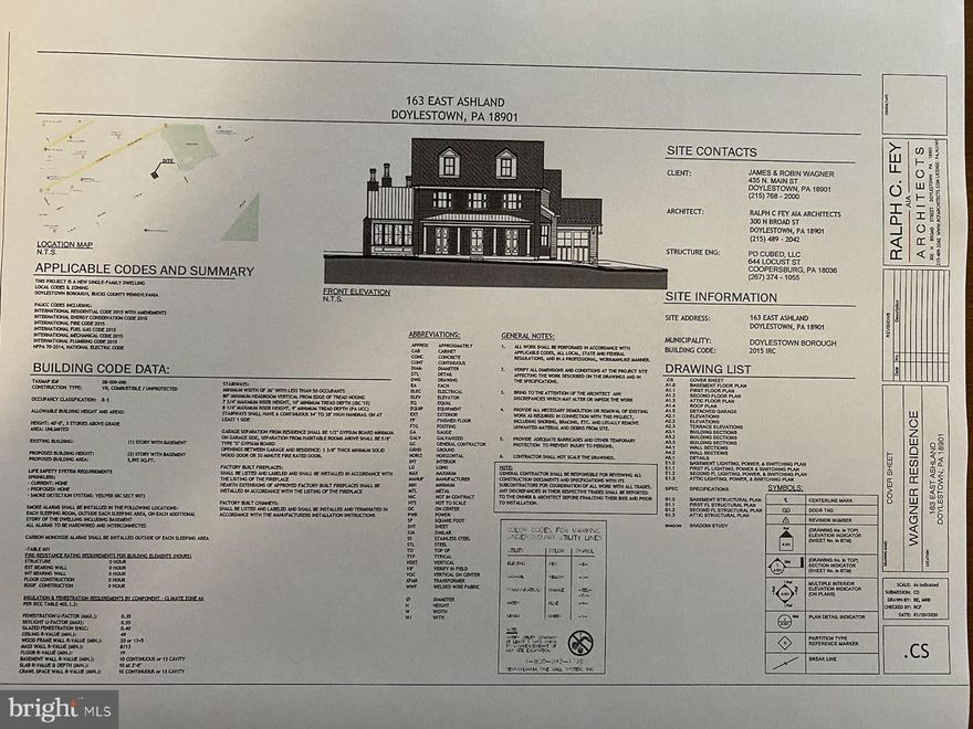 This borough opportunity is in the large building lot that can be transformed into your dream home using our plans, your builder! This seller has completed all of the difficult and expensive engineering, architectural and legal work, and is ready to provide you with the entire set of plans for a 5,000 sq. ft. home. (Understand! this price does not represent construction costs). These "By Right" plans represent a luxury residence that meets all the borough criteria through zoning, H.A.R.B. and solar ordinances. There will be no development/construction roadblocks or variances needed with these plans. This project could feature: a 2 car garage AND 2 car detached garage, fabulous outdoor living space with a fireplace and an in-ground pool, a stunning master suite and an all around great floor plan. Use our plans, amend our plans or start over, it's your choice.