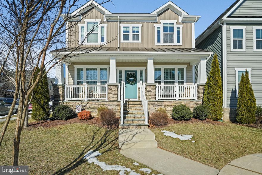 Welcome to this stunning 2018-built home, offering modern elegance, thoughtful upgrades, and a prime location in the heart of Clarksburg. Lightly lived in and meticulously maintained, this home feels brand new—ready for you to move right in! From the moment you enter, you'll love the crown moulding, chair rail accents, and fresh paint inside and out, creating a bright and inviting atmosphere. The open floor plan is enhanced by gleaming hardwood floors and recessed lighting throughout the main level. The chef’s kitchen is a dream come true, featuring granite countertops, a large eat-in island, stainless steel gas stove, dishwasher, microwave, disposal, and a refrigerator with ice and water dispenser. The walk-in pantry provides ample storage, making organization effortless. A gas fireplace adds warmth and charm to the living space, perfect for cozy evenings. Upstairs, the primary suite is a private retreat with elegant tray ceilings, a spacious sitting area, and a spa-like ensuite bath. Indulge in the double vanities, a soaking tub, and a large walk-in shower with a bench—a perfect way to unwind. The walk-in closet offers abundant storage. Plus, the upper-level laundry room includes a washer, dryer, and utility sink for ultimate convenience. The finished basement expands your living options with connected stairs, a gym area, and a full bath, perfect for guests, a home office, or a recreational space. Step outside to enjoy the private patio and fenced yard, ideal for entertaining or relaxing. The rear-entry two-car garage adds convenience, while the gas HVAC and tankless water heater provide energy efficiency and year-round comfort. Located in the sought-after Clarksburg community, this home offers easy access to parks, shopping, dining, and top-rated schools. With its like-new condition, modern upgrades, and inviting design, this is a rare opportunity you won’t want to miss! Schedule your private tour today!