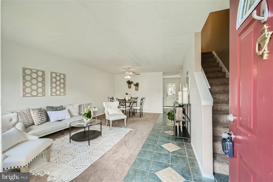 Move-in ready 3BR/1.5BA townhome located on a tree lined street in Middle River.  Walk past green lawns to the door into your forever home.  Step into a newly painted interior beaming with natural light. A large living room and dining room offers the ideal entertainment space.  The eat-in kitchen boasts wood cabinets, and a large bow window with a sill ideal for house plants.  The second floor features a large primary bedroom, two sizable secondary bedrooms, and a full bath. The lower level offers additional living space with a large family room, storage, a half bath, and laundry.  From the kitchen step out onto a large wood deck overlooking the fenced yard with tons of green space and a large shed.  This home is move-in ready and is in close proximity to shopping, restaurants, and commuter routes.

**Seller is providing buyer(s) with  one year home warranty through Cinch Home Services**