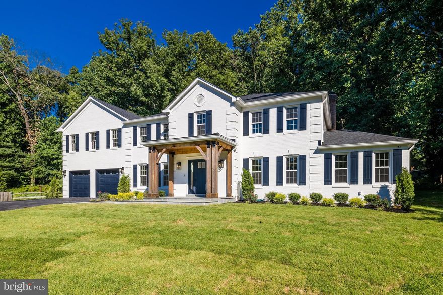 Welcome to 10831 Oakcrest Ct! Imagine a home with a complete renovation down to the studs on over a half acre cul de sac lot in a very desirable neighborhood.     This is a very rare opportunity to have a 99% brand new home of 5,000 finished square feet  in an established neighborhood surrounded by mature trees.  
Enter the home through the dramatic front porch to a stunning view of the two-story, sun drenched foyer with circular staircase.  Custom trim work adds interest to this large entry and can be see throughout the home.  Off the entry is a large dining room with board and batten finish and modern chandelier.  Opposite the dining room is a large living room.  The rear of the home is an entertainer's dream!  The cozy family room off the kitchen features a wood burning brick fireplace. This leads to the chef's kitchen with GE Profile stainless steel appliance package with not one but two dishwashers! A huge island is perfect for breakfast and will make a beautiful buffet for your holiday dinners.    Bring the entertaining outside with access from the kitchen to the massive screened in porch. Just imagine fall football nights out there! Off the kitchen is the new wing of the home with a laundry room that will make your neighbors jealous!  Can you believe there are hook ups for two sets of washer/dryer, perfect for a busy family.  The main level offers two half baths as well.  The new rear staircase leads to the stunning upper level. The primary suite offers dual walk in closets and a luxury bathroom featuring dual sinks, soaking tub, shower and separate toilet room.  The hall leads to four additional large bedrooms with walk in closets and two full bathrooms.  All fixtures are matte black for that contemporary look.  If that is not enough the lower level offers additional space for guests with a full bathroom as well.  The recreation room and large storage room finish off this level. All the mechanicals have been replaced from the HVAC to electrical, plumbing, tankless hot water heater and brand new windows and roof. There is ample attic storage as well.
Don't miss your chance to have an almost brand new home in this lovely Fairfax community with quick access to George Mason University, 123 and the Fairfax County Parkway.