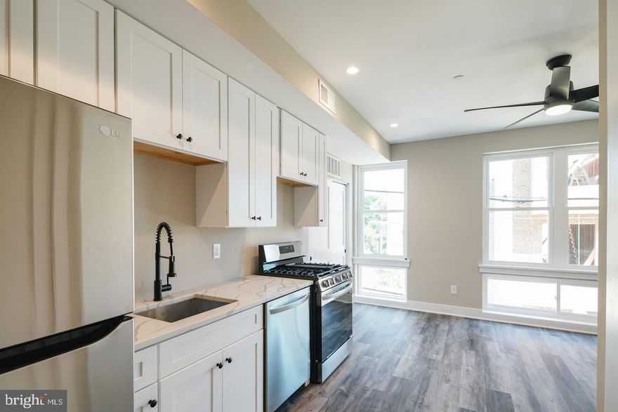 Modern studio apartment in a beautiful new construction building off of Broad and Girard! Just steps from the Broad street line, The Met, bars and restaurants, and everything center city has to offer. New Stainless steel appliances and in-unit washer dryer. This apartment won't last long. book your appointment today!