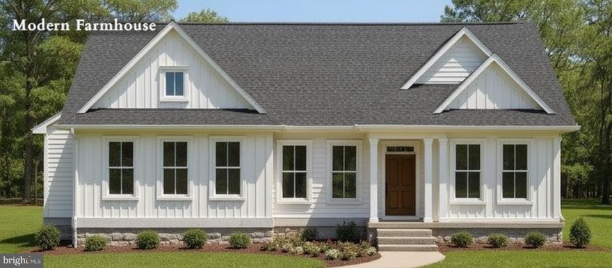 Home is currently under construction with an completion date of Feb 2026. This 3BR, 2.5BA open concept rancher sits on a 0.4 acre lot and  will include high end finishes throughout. The spacious kitchen will feature stylish thin shaker white and timber cabinetry with satin bronze hardware, quartz countertops, subway tile backsplash, and stainless steels appliances including a double oven, gas cooktop and range hood. The living room includes a gas fireplace and large picture windows, providing an abundance of natural light. The owner's suite is equipped with a walk-in closet and a spacious shower with dual shower heads and ceramic tile surround. Additional amenities include a 2 care side load garage, LVP flooring, ceramic tile in all baths and laundry room, public sewer, 30 year architectural singles, 92% efficient Carrier HVAC, Pella windows, 2x6 framing, R49 insulation in ceiling, R21 insulation in walls, air seal package, and a spacious front porch. All of this in a convenient location within about 5 miles of downtown Easton shops, restaurants and grocery. NO HOA or restrictive covenants.