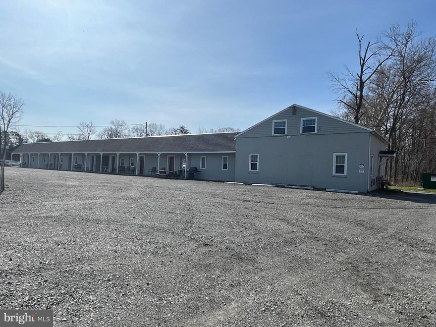 Prime  location at  rt 40 and close to I-95.  Sale consist of zoned BG and totaling approx. 3 +/- acres.  Currently used as a motel.  Development potential.