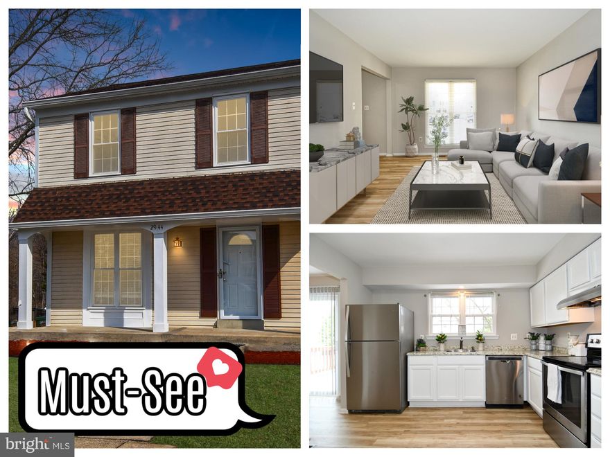 ✨ Updated End-Unit Townhome in Lake Ridge | 3 Bedrooms | Move-In Ready | Prime Location ✨

Welcome to this beautifully updated end-unit townhome in Lake Ridge, Woodbridge VA—one of the most sought-after communities in Northern Virginia 🏡. Featuring 3 bedrooms, 2.5 bathrooms, and two assigned parking spaces, this move-in ready home offers the perfect combination of modern upgrades, space, and unbeatable amenities.

From the moment you walk in, you’ll notice the fresh paint and brand-new flooring throughout, creating a bright, clean, and modern feel ✨. Major updates include a new roof, several new windows, and new light fixtures, giving buyers peace of mind and added value.

The upgraded kitchen with stainless steel appliances opens seamlessly into the dining area, making it ideal for both everyday living and entertaining. Step right out onto the private deck off the dining room—perfect for morning coffee ☕, outdoor dining, or relaxing at the end of the day.

Upstairs, you’ll find three spacious bedrooms, including a primary suite with a private en-suite bathroom. The additional bedrooms offer flexibility for a home office, guest space, or growing household needs. Updated bathrooms add to the home’s modern appeal.

This home’s end-unit location provides extra privacy, additional natural light, and more outdoor space, making it highly desirable compared to interior units.

Located just steps from tennis courts, pickleball courts, basketball courts, volleyball courts, and a playground, this home is perfectly positioned within the community 📍.

Living in Lake Ridge HOA means access to incredible amenities, including: 5 community pools, walking trails, playgrounds (including Fantasy Playground), sports courts, and year-round community events 🌳.

Perfect for commuters, this home offers easy access to Quantico Marine Corps Base, Fort Belvoir, I-95, commuter lots, shopping, and dining—making daily life convenient and connected.

If you’re looking for a move-in ready townhome in Woodbridge VA with modern updates, top-tier amenities, and a prime location, this is one you don’t want to miss. 🏡✨