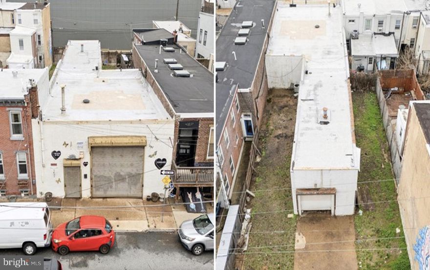 2181–83 E Hazzard Street presents a flexible investment opportunity in a rapidly developing section of Fishtown. The property consists of an industrial-style structure that runs from Hazzard Street to Huntingdon Street, featuring curb access on both ends for convenient drive-through capability.

Situated on a 5,800 SF lot across four contiguous parcels, the site includes approximately 2,882 SF of existing building area and is fully enclosed. In its current condition, the property is well-suited for continued use as a garage, storage facility, or yard for vehicles, equipment, or materials.

Zoned RSA-5 (Residential Single Family Attached), the asset also offers strong redevelopment potential. By-right zoning supports the construction of approximately 5–6 single-family homes (buyer to verify), consistent with the ongoing residential growth in the immediate area.

Offered at $699,000, this is a rare opportunity to acquire a versatile site with both in-place utility and long-term development upside.