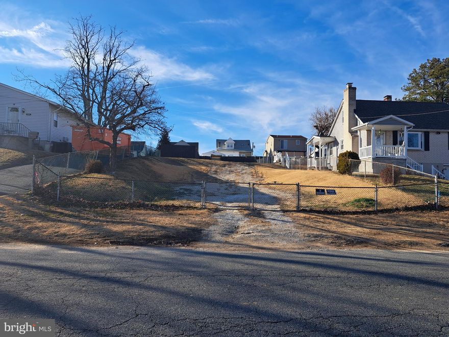 No Trees and located on a public road service by Baltimore co. Public water, sewer and utilities available.