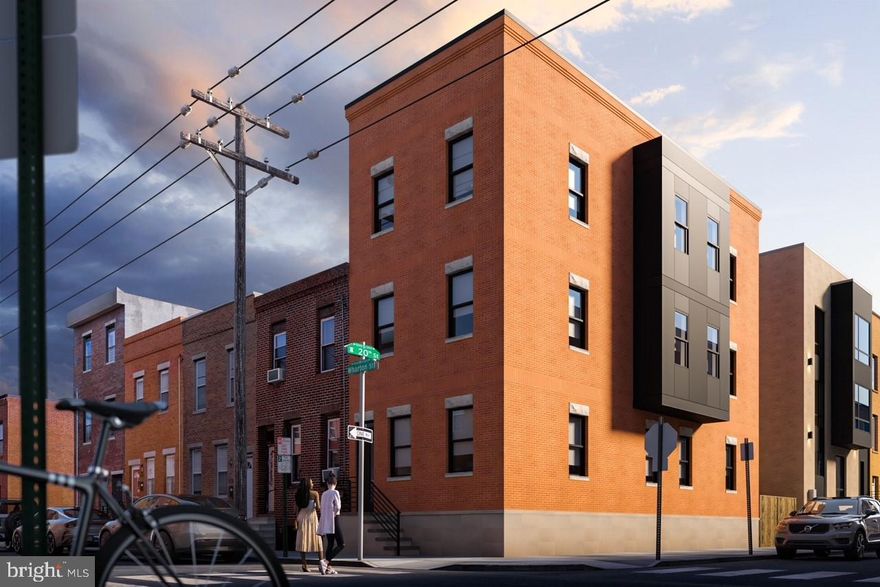 18' wide corner lot FULLY ENTITLED with Parking! adjacent lot 1938 Wharton also for sale for 250. Both approved with parking directly behind, permits ready. Architectural and structural plans available.