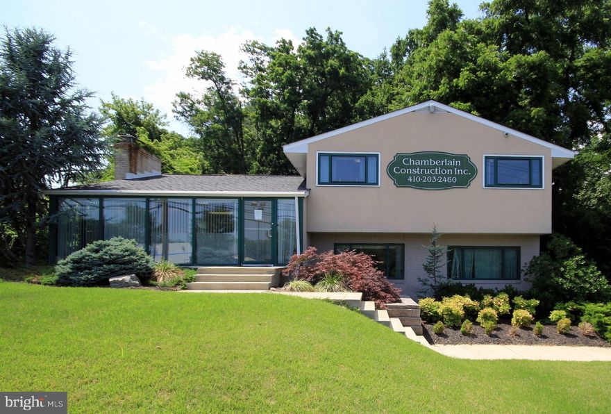 B2 Zoning. This is a split level house converted to commercial office space. Ten parking spaces, with more space available in the back, large glass front waiting area, 5 offices, reception area, conference area, 2 half bathrooms, 1 full bathroom. Convenient to Washington DC and Baltimore. High traffic count road located within viewing distance of Route 40. Located near Howard County government and courts, automobile dealerships and Normandy shopping center.