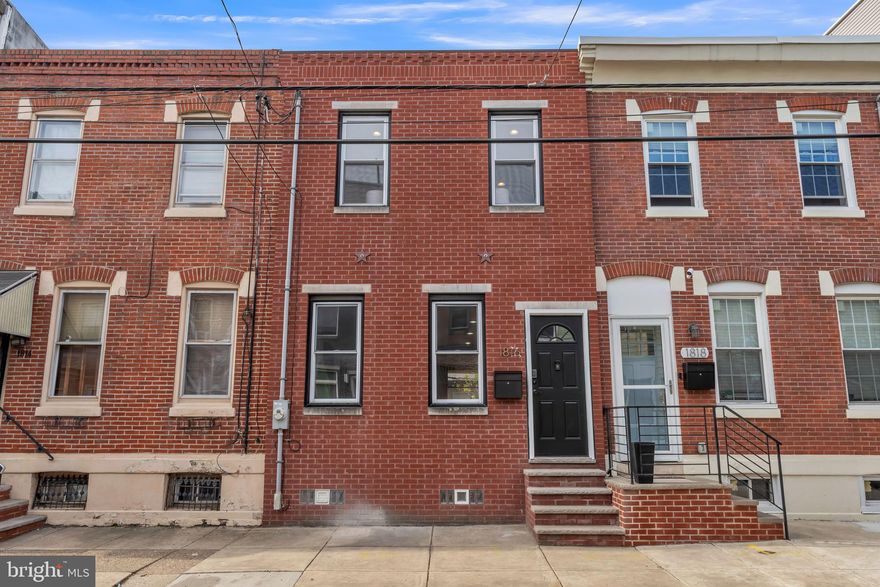 A rare gem in the neighborhood — this freshly painted, 16-foot-wide two-story home offers an impressive amount of space and modern updates throughout. Step inside to find 3 spacious bedrooms, 1 full bath, and a convenient powder room located on the first floor. The kitchen is a chef’s delight with granite countertops, stainless steel appliances including a Wolf stove/oven, a pot filler, and a stylish glass backsplash. Enjoy the warmth and charm of hardwood floors throughout—no carpet in sight! Central AC keeps things cool, while the great outdoor space and low-maintenance concrete yard offer the perfect spot to relax or entertain. All this, just moments from public transportation. Schedule your tour today!