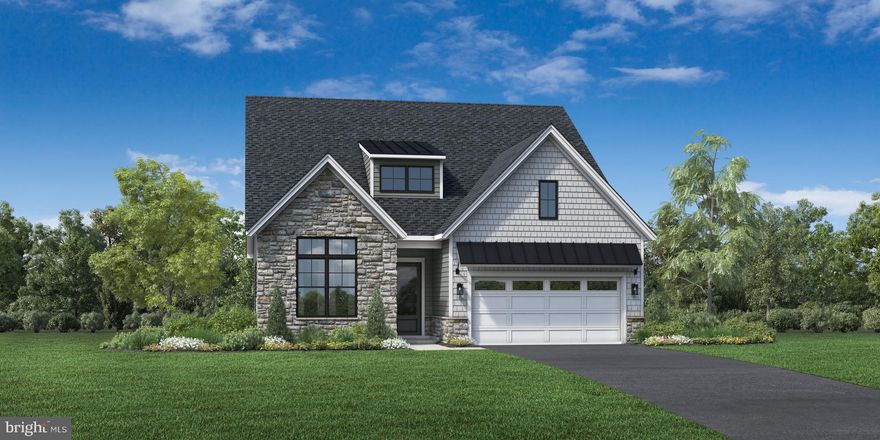 Welcome home to Regency at Waterside and the Makefield Modern Craftsman featured in our Providence collection.  This Quick Move-In home is available for a June delivery. Our amazing Design Studio has selected the latest interior most pleasing color palette that will wow you!  The  open concept home design showcases 3  bedrooms and 3 baths with a walkout basement.  The kitchen with gourmet stainless steel appliances and quartz countertops on your  center island will be  wonderful for entertaining guests.  The highlight of our amazing community  is our 10,000 square foot clubhouse featuring an indoor pool, bocce courts,  fitness center , putting green, dog park and so much more.    Builder incentive applied to price shown, make an appointment to see this home today.