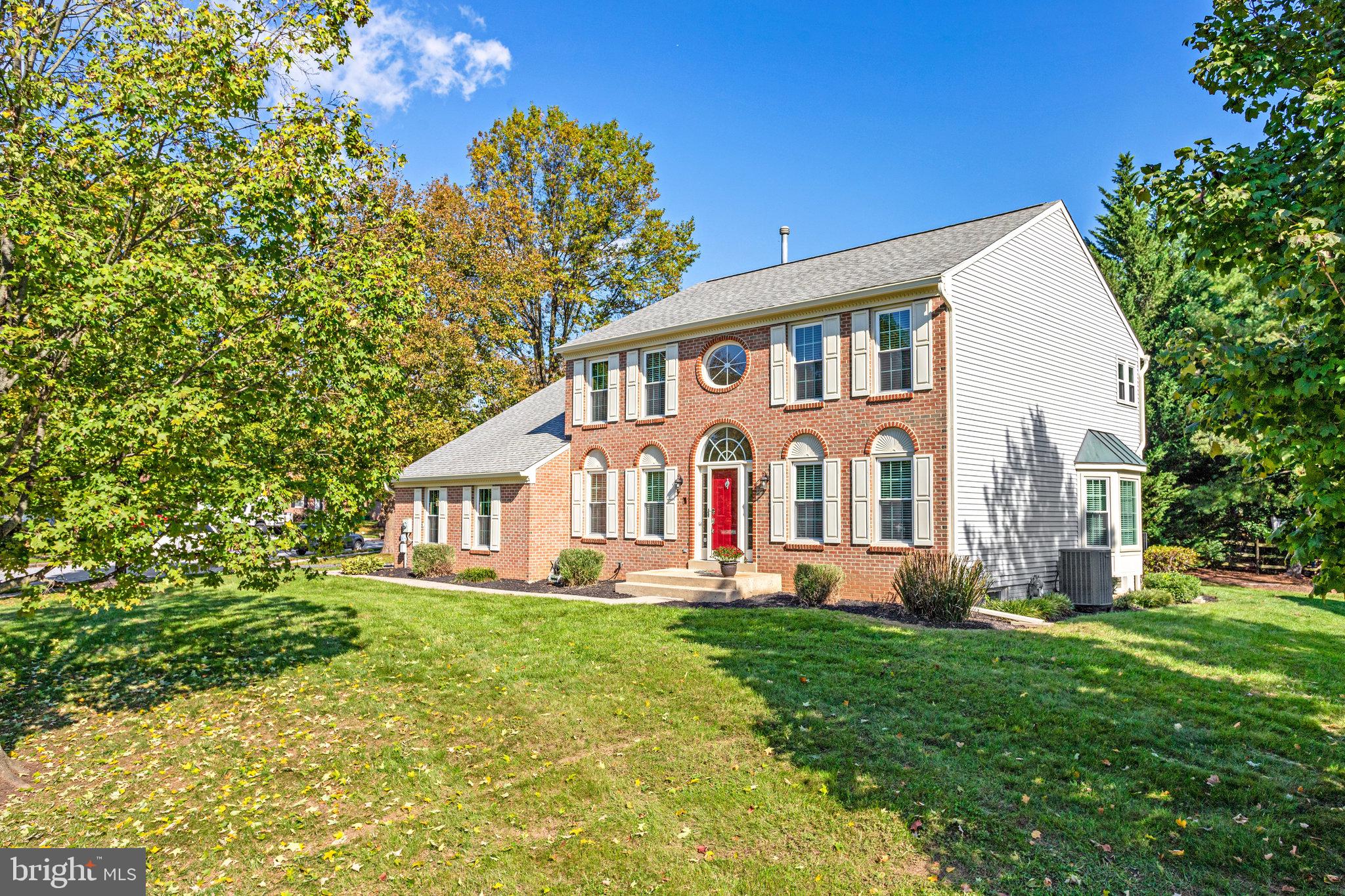 Welcome to this stunning, spacious home filled with natural light and an open floor plan, featuring a seamless flow between the kitchen and family room. Nestled on a corner lot with a side-entry garage in a peaceful cul-de-sac, this home offers a fully finished walk-up basement perfect for as an in-law suite, complete with radiant (heated) flooring and a wet bar with microwave, brand new refrigerator and dishwasher. The home boasts 5 generously sized bedrooms, 3.5 bathrooms, and a cozy gas fireplace in the sunken family room that opens to a brand-new deck, ideal for entertaining.
Recent updates include all new windows (2024, except family room and French doors), new gutters (2024), freshly painted interior and refinished hardwood floors (2024), a new front storm door (2024), and new garage light (2024). The home also features brand new ceiling fans in the family room and a bedroom (2024), all new recessed lighting in the kitchen (2024), new deck flooring (2024), a new refrigerator in the basement (2024), and new disposal and faucet in the kitchen (2024). Additional upgrades include a new vanity and faucet in the hall bath (2024), new shower heads (2024), new tile floor in the basement bath (2024), and new carpet on the stairs leading to the basement (2024).
Major systems are also in excellent condition, with the roof and HVAC both 10 years old, and the water heater newly replaced in 2019. The chimney was cleaned in 2020, and the HVAC was serviced in July 2024. The home is also gas-ready in the basement, making it easy to add an additional gas fireplace, if desired.
Located in the amenity-rich Spring Ridge community, residents enjoy four pools, a brand-new splash pad, tennis and pickleball courts, playgrounds, hiking trails, and community events. Conveniently close to I-70, I-270, and downtown Frederick, this home combines modern comfort with a vibrant neighborhood lifestyle.