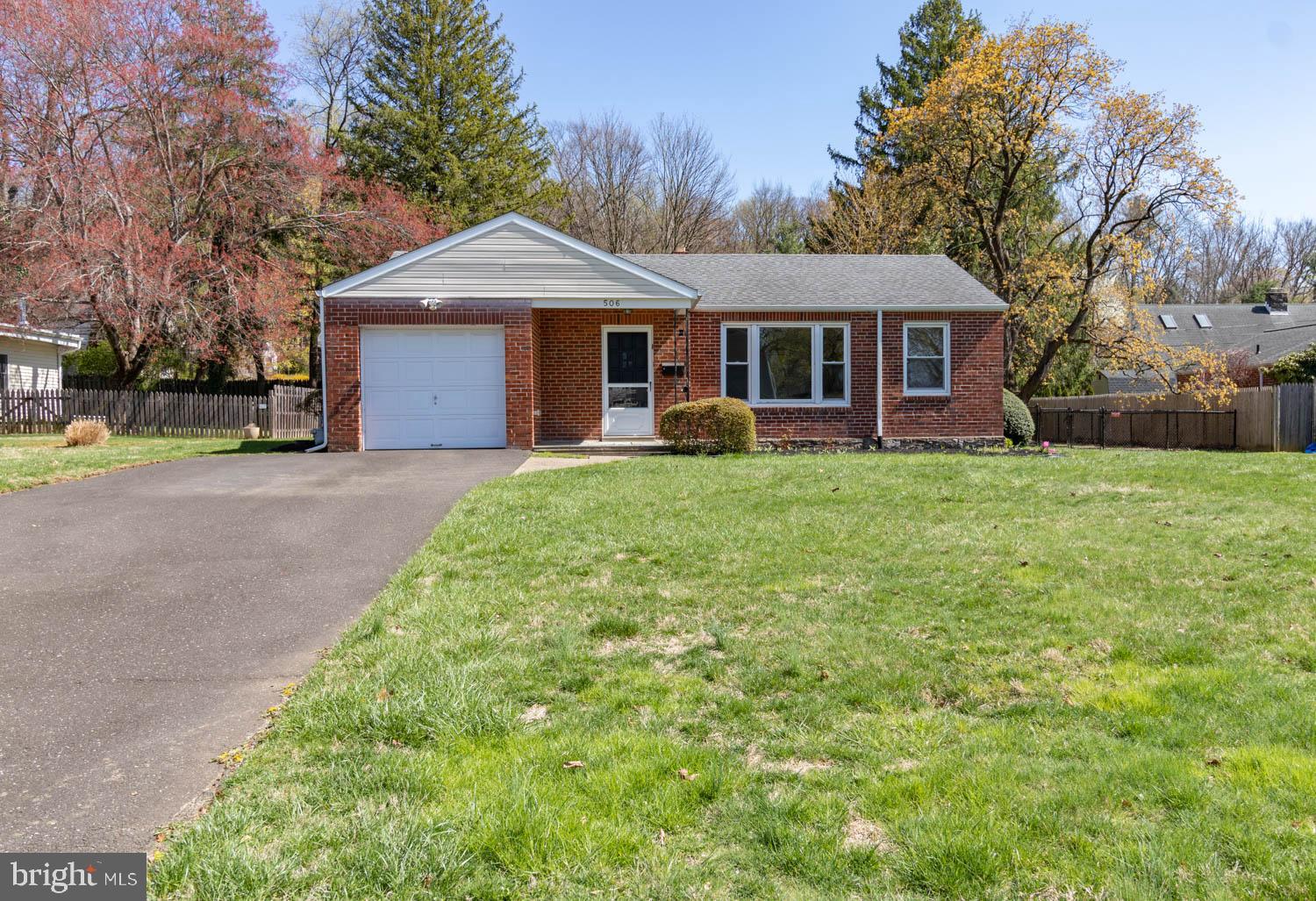 This is a great opportunity to own a Renovated Single Rancher in this beautiful Oreland neighborhood! The home welcomes you with a Sunny and Bright Open floor plan including new upgraded carpeting and freshly painted walls . The three good size bedrooms and full bath are just down the hall. All bedrooms have good closet space too! The Living room,dining room and kitchen are a fantastic open space. The kitchen had been updated a few years ago with lots of cabinets,counterspace and a breakfast bar . Follow around to the
bonus room /family room that leads out to a fenced rear yard and perfect sized deck. You will enjoy the summer with this fenced yard and deck. Lots of space for gardens and play area. The central air will help too! Lots of upgrades thru out including radient heat in the main portion of the home. It really is move in ready!This is a Great Home!