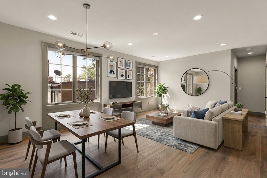 Price improvement and offering pre-paid parking for 6 months at 1010 Wisconsin Ave NW! Introducing 3220 Grace Street NW #5 — a rare Georgetown offering where historic charm meets modern refinement. This fully renovated 2-bedroom, 2-bathroom residence is tucked along a picturesque one-way street, with acclaimed neighborhood favorites such as Grace Street Coffee, Dog Tag Bakery, South Block, Chaia Collective, and Michelin-starred dining just outside your door. With a Walk Score of 95, the city’s most coveted waterfront, shopping, and cultural destinations are moments away.

A wall of southern-facing windows bathes the open floor plan in natural light, highlighting hand-scraped 7.5" wide-plank oak floors and bespoke finishes throughout. The expansive living and dining area is anchored by a chef’s kitchen designed for both beauty and performance—showcasing a dramatic Carrara marble island, Waterworks tile and fixtures, and a suite of premier appliances including Sub-Zero and Wolf.

Retreat to two bright and spacious bedrooms, each offering generous closet space and serene ambiance. The spa-inspired bathrooms are artfully finished with modern luxury in mind. Additional features include in-unit laundry, abundant storage, and exceptionally low condo fees. Rental parking is available nearby. A residence of rare quality and location, Grace Street #5 presents a timeless opportunity in one of Washington’s most storied neighborhoods. Garage parking is available for rent at Waterfront Center for $295 a month.
