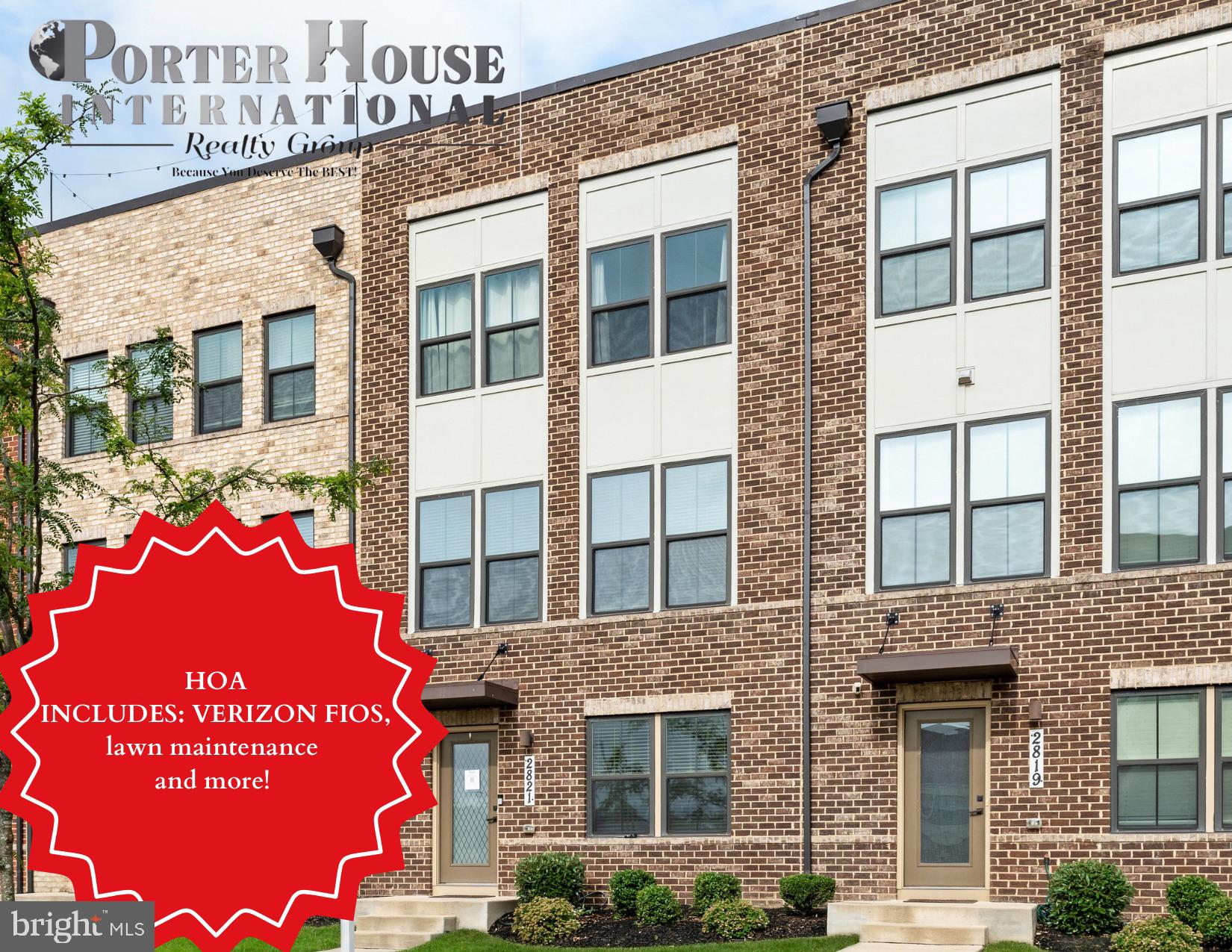 Welcome to this beautifully maintained 3-level townhouse located in the highly sought-after Village of Town Square—just a short walk to the Suitland Metro! This spacious 4-bedroom, 2.5-bath home is loaded with upgrades and stylish finishes throughout.
Step inside to 9-foot ceilings, rich hardwood floors, and elegant crown molding throughout the entire home. The entry level features a welcoming foyer, a powder room, and a versatile office/den (or optional 4th bedroom) with French doors and a generous storage closet. Direct access to the attached two-car garage adds everyday convenience.
The second level offers a bright and open layout perfect for both daily living and entertaining. The gourmet kitchen boasts an oversized island, stainless steel appliances, recessed lighting, pendant lights, and hardwood floors that flow seamlessly into the dining area and living room—all enhanced by classic crown molding.
Upstairs, the spacious owner’s suite includes a large walk-in closet and a spa-inspired bath with double sinks, a separate shower, tile flooring, and crown molding. Two additional bedrooms, a full guest bath with tile, and plush carpeting complete the third level.
The current HOA fee is $249/month and includes Verizon Fios cable, fiber-optic gigabit internet service, and landline.
Community amenities include a playground, sand volleyball court, horseshoe pits, outdoor exercise equipment, and a dog park—designed to enhance your lifestyle.
Enjoy close proximity to National Harbor, downtown D.C., and the Alexandria waterfront—all within a 20-minute drive. This home combines timeless features, an unbeatable location, and exceptional value in one of Prince George’s County’s most desirable communities. Don’t miss your opportunity to make it yours!