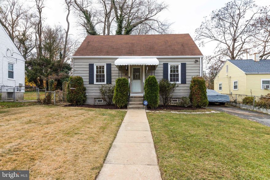 Welcome home! This wonderfully maintained, newly carpeted,  3 bed 2 full bath cape cod awaits a new owner.  Nestled in a quite neighborhood in Pikesville, MD., this home is truly a gem! It’s enormous backyard is perfect for entertaining or simply enjoying the outdoors.  

*Sellers are offering a $5,000 credit to buyer*

Please  sanitize your hands upon entry, put on shoe covers, and wear your mask at all times while viewing this property.