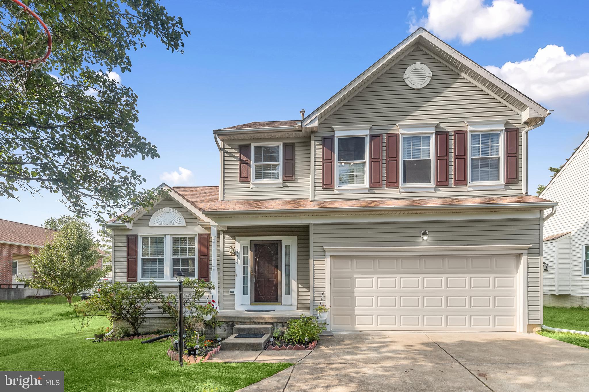 Welcome to the sought-after Meadowgate community, ideally tucked away on a quiet cul-de-sac in a private corner of Windsor Mill, offering the highest level of privacy in the neighborhood with no homes directly facing the property. With no HOA, ample parking, and thoughtful updates throughout, this beautifully maintained home blends space, comfort, and convenience. Step inside to discover a bright and elegant main level featuring newer hardwood floors (2023), soaring vaulted ceilings, and refined finishes throughout. The formal living room showcases rich moldings and expansive windows, while the adjacent dining room exudes sophistication with box wainscoting and crown molding under dramatic ceilings. The chef-inspired kitchen is both functional and stylish, boasting stainless steel appliances, 42” cabinetry, a decorative tile backsplash, and a cozy breakfast nook. Just off the kitchen, the inviting family room offers a seamless flow for everyday living and entertaining, with picturesque views of the landscaped backyard, perfect for gatherings and outdoor relaxation. Upstairs, the luxurious primary suite is a true retreat with plush carpeting, a cathedral ceiling with crown molding, a spacious walk-in closet, and a spa-like en-suite bath featuring a double vanity, jetted soaking tub, and a walk-in shower. Two additional well-sized bedrooms and a full hall bath complete the upper level. The fully finished lower level expands your living space with a generous recreation room, a potential fourth bedroom or home office, and a full bath, ideal for guests or multi-generational living. Additional highlights include a new roof (2023) and a new garage door (July 2025). Outdoors, enjoy a private, serene setting with ample room to host, entertain, or simply unwind. Conveniently located near US-40, I-70, and I-695, this exceptional home offers peaceful living without sacrificing accessibility, an ideal opportunity in a truly welcoming community.