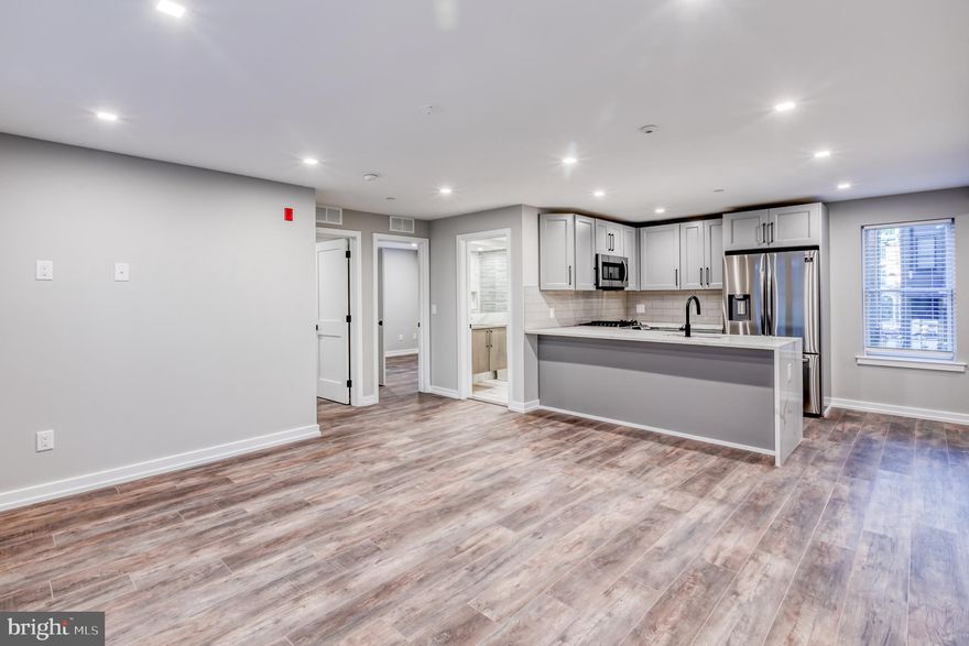 Welcome to Bourgeosie! This stunning newer construction building (2020) in Fairmount offers luxurious space at a great value. Enter the front door and immediately notice the great natural light from the large windows. Step across the beautiful flooring to your modern kitchen featuring all brand new stainless appliances, quartz counter tops with bar seating, and ample cabinet space. NEST Thermostats, Washer/Dryer in unit and Video Intercom to the front entrance are just some of the many thoughtful features included. Unit 2C features three bedrooms and two full bathrooms which offers fantastic tile, luxurious shower and vanity. Prime Location! This property provides easy access to restaurants, shopping, schools, public transportation and much more. Easily walk to Whole Foods, Fairmount Ave, Kelly Drive Recreation Trail and Center City. Great access to Penn, Drexel, and CHOP. Close to Kelly Drive, I-76 and I-676 for an easy commute out of the city. Don t miss a great opportunity to live in this one of a kind building.