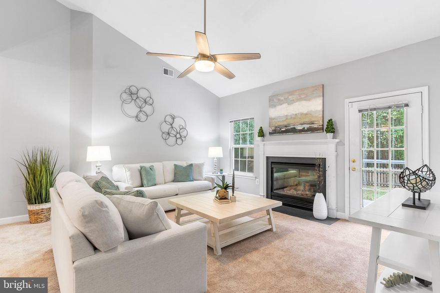 One year pre-paid HOA dues are offered by the seller!  The beach access to the Chesapeake Bay is a short walk from the home. Living at this home brings you 2 minutes from NAS Patuxent River’s Gate 3 and shopping is nearby! This home has a new roof, new HVAC, new sump pump, new carpet, etc., are what has been completed for this adorable rambler home in Mariner's Cove! Charming one-story home has spacious living room w/gas fireplace.  The primary bedroom with hardwood flooring and its private ensuite.  The primary has a walk in closet and also a reach-in closet so it is time to figure out who gets the larger closet!  The front, multi-purpose room could be used as living room, dining room, office, or study. The attractive kitchen with pickled oak cabinets and a breakfast bar. Extras for the home include ceiling fans, fenced yard, nice deck overlooking trees, and a 2-car front load garage. Natural gas heat & hot water.