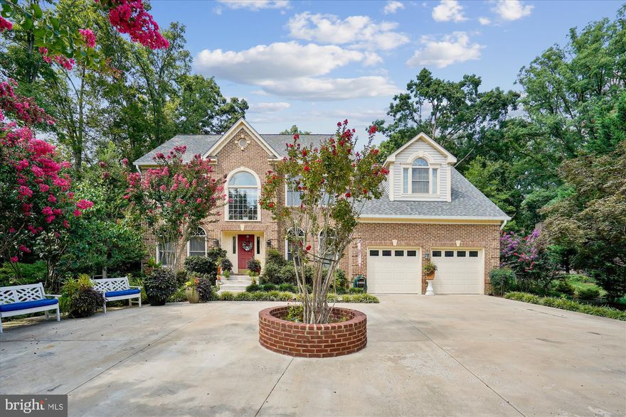 Welcome to your private oasis in the highly sought-after Leewood community! This rare colonial gem sits on a park-like, nearly one-acre lot, offering beauty, privacy, and comfort. As you arrive, mature crepe myrtles line the  driveway and set the tone for the charm within. Inside, the main level features a sun-filled two-story foyer, a convenient home office, and an expansive open kitchen with quartz countertops, new cabinetry, and upgraded appliances. The adjoining dining room easily accommodates large gatherings, while the spacious family room is perfect for entertaining or relaxing during the big game.  Upstairs, you’ll find four generously sized bedrooms, including a primary suite with two walk-in closets and a spa-like bath with soaking tub and separate shower. The fully finished basement offers additional living space, complete with a bedroom, updated full bath, and endless possibilities for a guest suite, in-law suite, or recreation area.  The backyard is truly special, enjoy peaceful evenings around the firepit, or sip coffee in the screened-in porch while taking in the views of nature and songbirds. Additional highlights include a whole-home generator, two-car garage, and meticulous maintenance throughout. Sprinkler system installed for the entire yard.  Conveniently located near parks, schools, shopping, and public transportation, this home is the perfect blend of tranquility and accessibility. Don’t miss this one-of-a-kind opportunity!