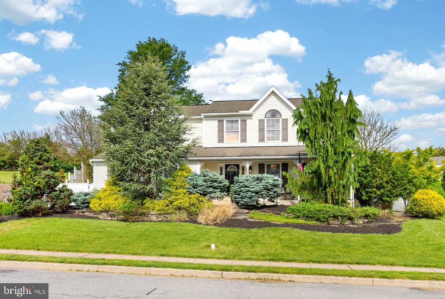 Move in ready! The possibilities and privacy abound with this 6 bedroom, 3.5 bath home.  Situated on a cul-de-sac, the oversized driveway offers plenty of parking leading to the front porch overlooking the lush front yard landscaping. 
The first floor offers a formal living room family room, half-bath, and spacious dining area off of the gorgeous kitchen with abundant cabinet space. Upstairs, wait until you see the spacious owner's suite including a full bath, walk-in closet and a adjacent area perfect for an office space, reading room or dressing area! The 2nd floor also includes new, lush carpeting throughout, 3 more spacious bedrooms and an updated hall bath. 
But wait...there's more! The finished basement features an in-law suite with 2 bedrooms, a living area, full bath and kitchenette with a private side entrance and storage area. You will never feel like you need a vacation away from home with the outdoor amenities! The outdoor oasis features an oversized deck, EP Henry hardscaping, and privacy with maintenance free vinyl fencing surrounding the backyard, heated in-ground pool and breathtaking landscaping. Lighting has been added to enhance the entire property.  This home has it all!