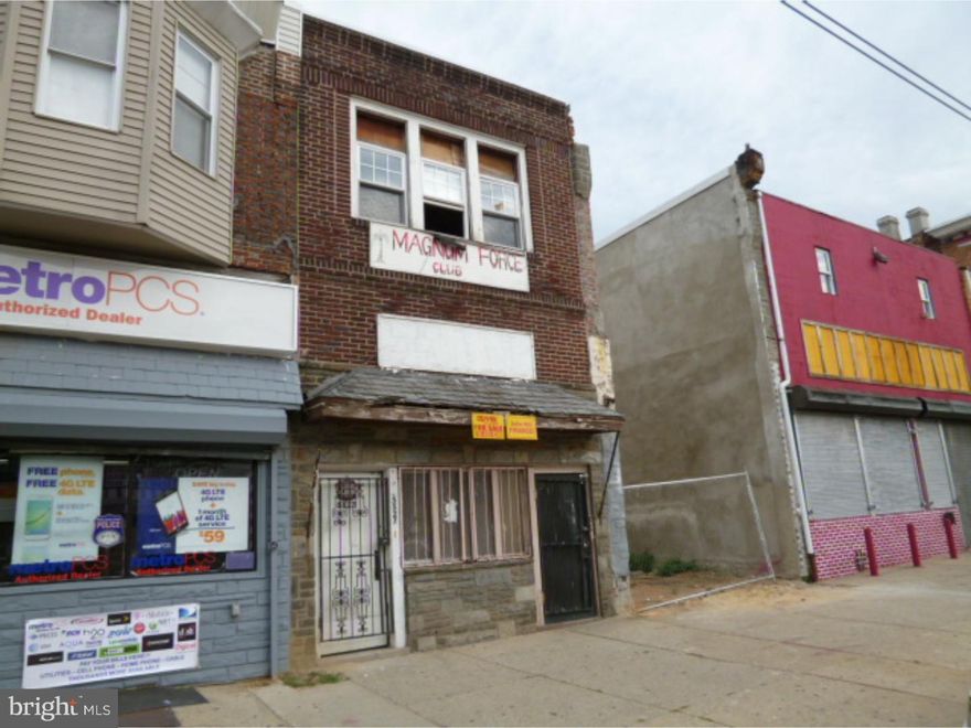Formally a bar/Restaurant  in pretty good condition. It is located on a busy commercial district.  All offers will be presented, $2,500 certified deposit and proof of funds will be required.  AS IS Addendum and buyer will be responsible for u/o.  Recommend to use Assurance Abstract for title, Cash or hard money financing only. Seller will finance  All offers will be presented. Padlock combo is high up on the door on right and to access the first floor use rear step to see first floor.