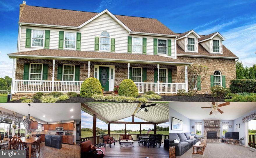 4+ bedroom well-cared for brick colonial in the rolling hills of Churchville. Traditional floor plan with hardwood floors, country kitchen with island and granite countertops, family room with gas fireplace, screen in porch to enjoy the fall evenings. Upstairs boast 4-5 bedrooms with a primary bedroom with walk-in closet and bath attached. 5th bedroom can be a bedroom or rec room. Enjoy the views of the country side from your front porch and private lot location. Enjoy the Harford County country living, but close to shopping, restaurants and schools. Motivated Sellers!