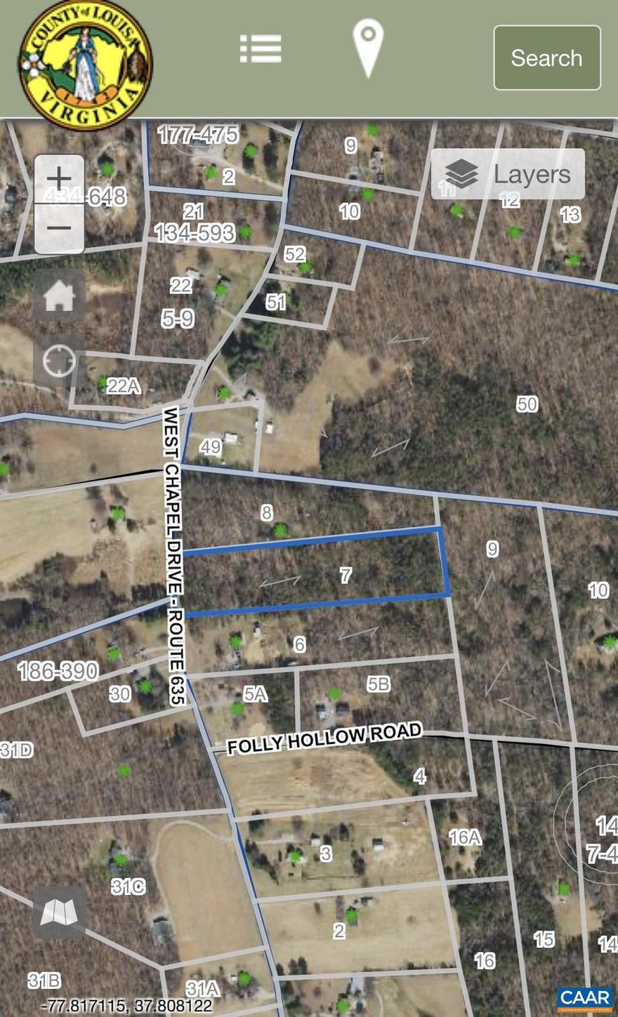 5 Acre Wooded Building Lot in Holly Grove!! Discover the perfect spot to build your dream home! This beautiful, wooded 5-acre parcel is located in the heart of Holly Grove on a state-maintained road. Zoned Agricultural ? bring your animals and enjoy peaceful country living. No restrictions or HOA. Perc tested with two possible homesites and possible division rights High-speed Firefly fiber internet available Just 10 minutes to I-64 (Oilville exit) ? easy commute to Richmond or Charlottesville Private, natural setting with room to roam Your country retreat is waiting. Come see what makes this property so special!