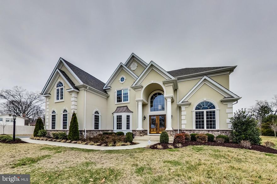 Quacker custom home build in 2017 with almost an acre of land off Franconia in Springfield. This home offers 5 beds and 5 baths .Top line cabinets and counters  in both kitchen and  and upgraded baths all throughout , upgraded flooring and open floor plan .Basement is newly finished  with 2 beds and 1 full bath which bring this home to a total of 7 beds and 5 baths! Driveway  Expanded to serve as an additional parking for your guest!  No showing until the appointment is confirmed