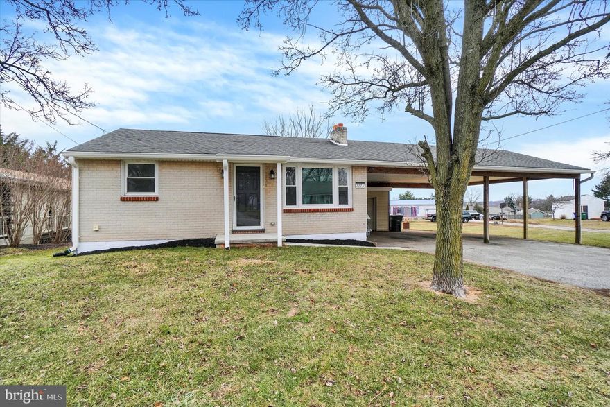 Welcome to your charming ranch-style home, perfectly designed for comfortable living and versatile spaces! This delightful 2-bedroom residence offers the potential for a third bedroom or office space, making it an ideal choice for families or those working from home. As you step inside, you'll be greeted by a warm and inviting living area featuring a cozy fireplace and natural light. The kitchen is off of the family room and has been updated  with appliances.  There two well-appointed bedrooms on the 1st floor, while the additional room offers flexibility to adapt to your needs. The finished basement expands your living space, offering endless possibilities for recreation, storage, or a home gym. Outside, the large carport provides convenient shelter for your vehicles, ensuring their protection from the elements.

Nestled in a welcoming neighborhood, this rancher combines style, functionality, and a touch of warmth, making it the perfect place to call home. Don't miss out on this wonderful opportunity to create lasting memories in a space that truly fits your lifestyle!