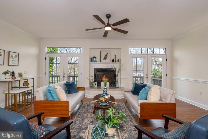 SELLERS HAVE AUTHORIZED A NEW PRICE! YOU HAVE TO SEE THIS HOME TO BELIEVE IT'S VALUE! Simply charming, three bedroom cape cod is perched into the hillside off a green at the neighboring Cress Creek Golf Course.   Located in the sought-after North Hills at Cress Creek - where golf, swimming, dining, and the Potomac River lifestyle await, this home has it all!  Hardwood floors stretch through the open concept main floor that has access to a wrapping deck that overlooks the property.  The primary bedroom features a walk-in closet with custom-built shelving and a bathroom retreat that is bright and spacious.  Private office space?  Game room?  Studio?  The flexible bonus room over the garage can take on any use and has its own dedicated heating and cooling system.  On the lower level you will find a large recreation room that is well-suited for entertaining with beautiful ceramic flooring, a full bathroom, plenty of space for a second family room, and direct access to the large outdoor patio and back yard.  Imagine waking up to golf course views and spending your days in a home designed for easy living and timeless style, offering main-level living, private guest quarters, a spacious recreation room, and a bonus office space - plus outdoor living spaces that bring nature right to your doorstep.