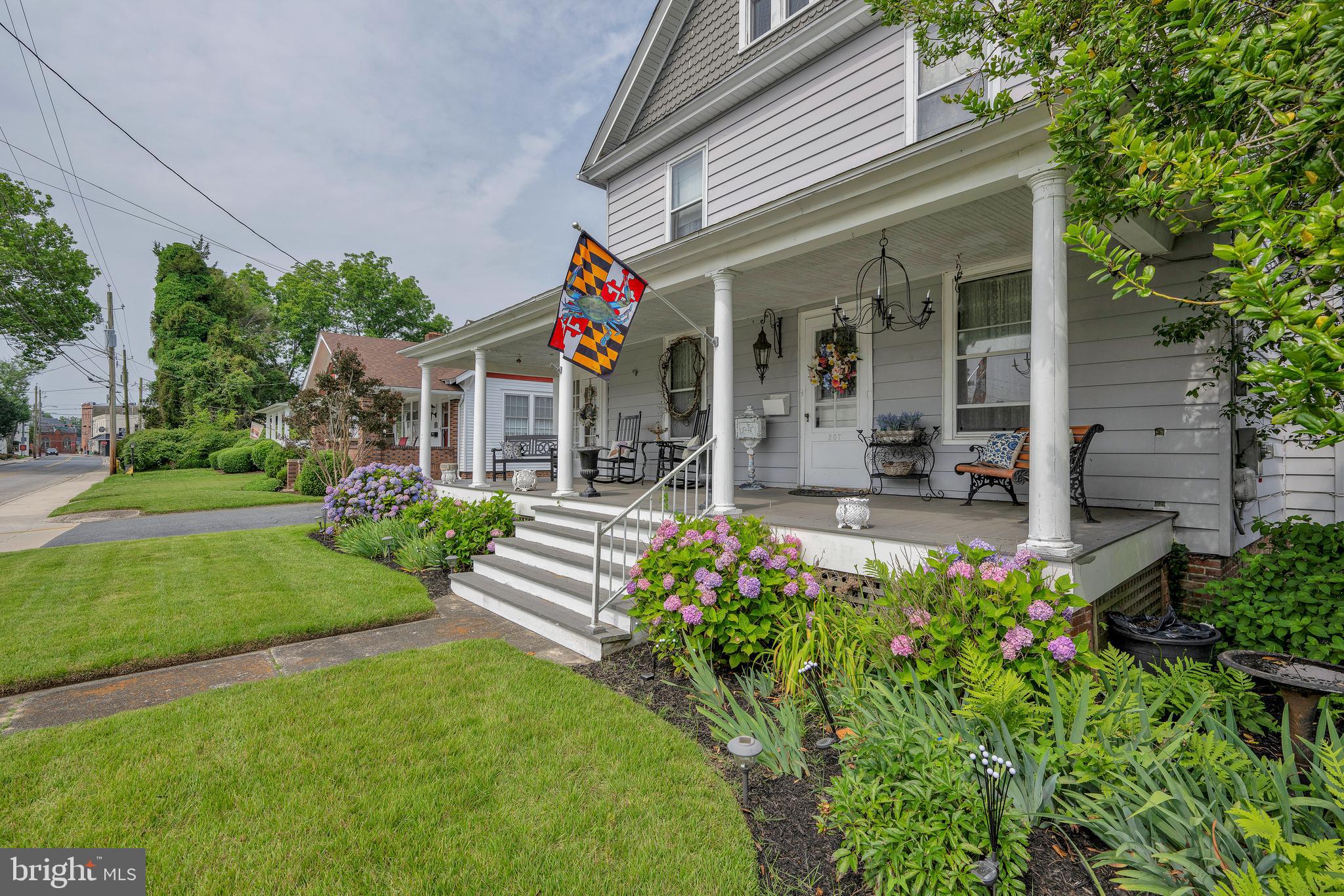 Historic Charm for sale! This Victorian beauty is just one block from downtown Berlin. Berlin has been recently voted one of the coolest small towns in America along with one of the safest towns as well! The six bedroom, 3400sq/ft home has room for the entire family and a fenced in backyard with a separate pool/deck area for entertaining. If you love the charm of historic homes, you will fall in love with the stained glass, hardwood floors, pocket doors, claw foot tub and the intricate trim work throughout. The electric and plumbing have been updated and the roof has been replaced. Additional features include a detached garage, plumbing for a 3rd floor bathroom, huge front porch, big back deck and an office. The location is perfect for exploring the Eastern Shore with close proximity to Ocean City beaches, Assateague National Seashore and Atlantic General Hospital close by. Come to Berlin to live the good life! After all, You Deserve It!