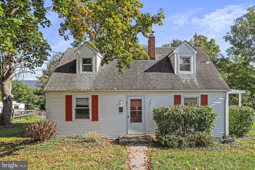 Nestled on a quiet street in Woodstock, Virginia, this 2-bedroom, 1-bathroom Cape Cod home is a must-see. Recently upgraded with refinished wood floors and fresh paint throughout, this property boasts a warm and inviting atmosphere.  An unfinished basement offers additional storage space, while the home's location is incredibly convenient, just minutes from shopping, schools, restaurants, and Interstate 81. This charming residence combines comfort and accessibility, making it a fantastic opportunity. Book your showing today!