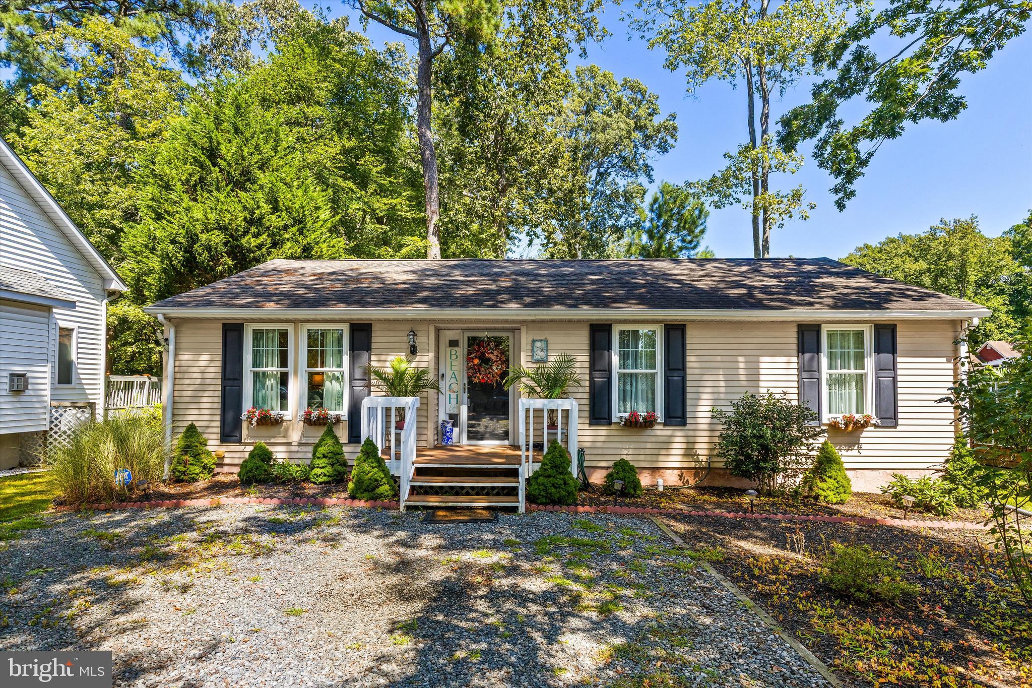 Welcome to this well-maintained one-level home tucked away in the desirable Ocean Pines community. Featuring 3 bedrooms and 2 full baths, this inviting rancher offers easy living and plenty of updates for peace of mind. Step inside to find a bright and comfortable layout with recent improvements including newer windows, roof, washer/dryer, storm door, freezer, fridge, stove with air-fryer option, microwave, PVC piping in the crawl space, landscaping, shed, and leaf-filter gutters.
Out back, enjoy a quiet, private yard with a screened-in porch perfect for morning coffee, plus a large lower deck with space for gardening or simply relaxing in the sunshine.
Located just 15 minutes from Ocean City beaches, this home is part of a community with fantastic amenities—pools, tennis courts, golf, yacht club, and more—making it ideal for year-round living or a coastal retreat.
Don’t miss your chance to own this charming, move-in ready home near the beach!