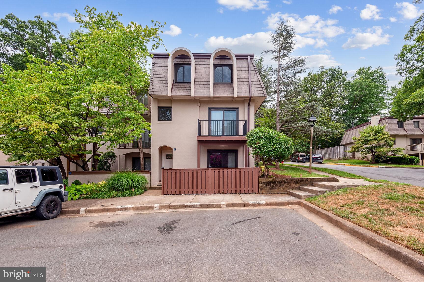 Fully renovated townhome in Villas De España neighborhood of Reston! This three level end-unit property boasts three bedrooms and four total bathrooms. The entrance level has a fenced in patio, with extra living room and office space, with the first half bathroom and laundry room right off of the office. The main level has a completely gutted kitchen with brand new Cafe appliances, balcony overlooking the front of the home, fully custom vanity in the half bath, wood burning fireplace, and access to the backyard which is also fenced in. The backyard has a wooden platform for entertaining your friends and family. Upstairs you have three bedrooms, all with ample amounts of storage. Primary bedroom has its own en-suite bathroom with standing shower and balcony overlooking the rear of the home. A hall bath accompanies the other two bedrooms. This home has TWO parking spots right in front of the building. You also get access to all Reston Association amenities!
Only ONE MILE away from Wiehle-Reston Metro!
Available June 1
