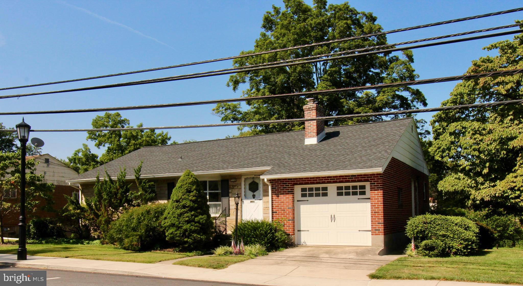 Lovely stone and brick ranch home in Borough of Coopersburg within walking distance of downtown area. Hardwood floors through out under wall to wall carpets. Features include three bedrooms and one full and two half baths. Large bedroom has a half bath. There are 3 ceiling fans and 1 bedroom has a wall air conditioner. Large laundry room in basement that is large enough for a workshop or craft area. Basement is heated with open walls to finish the way you would like it. Basement has walk-out entrance to 17x17 covered patio and large backyard. There is an attached one car garage with off street parking for one car. Home is located two minutes from Fairmount shopping Village and Giant Shopping Center.