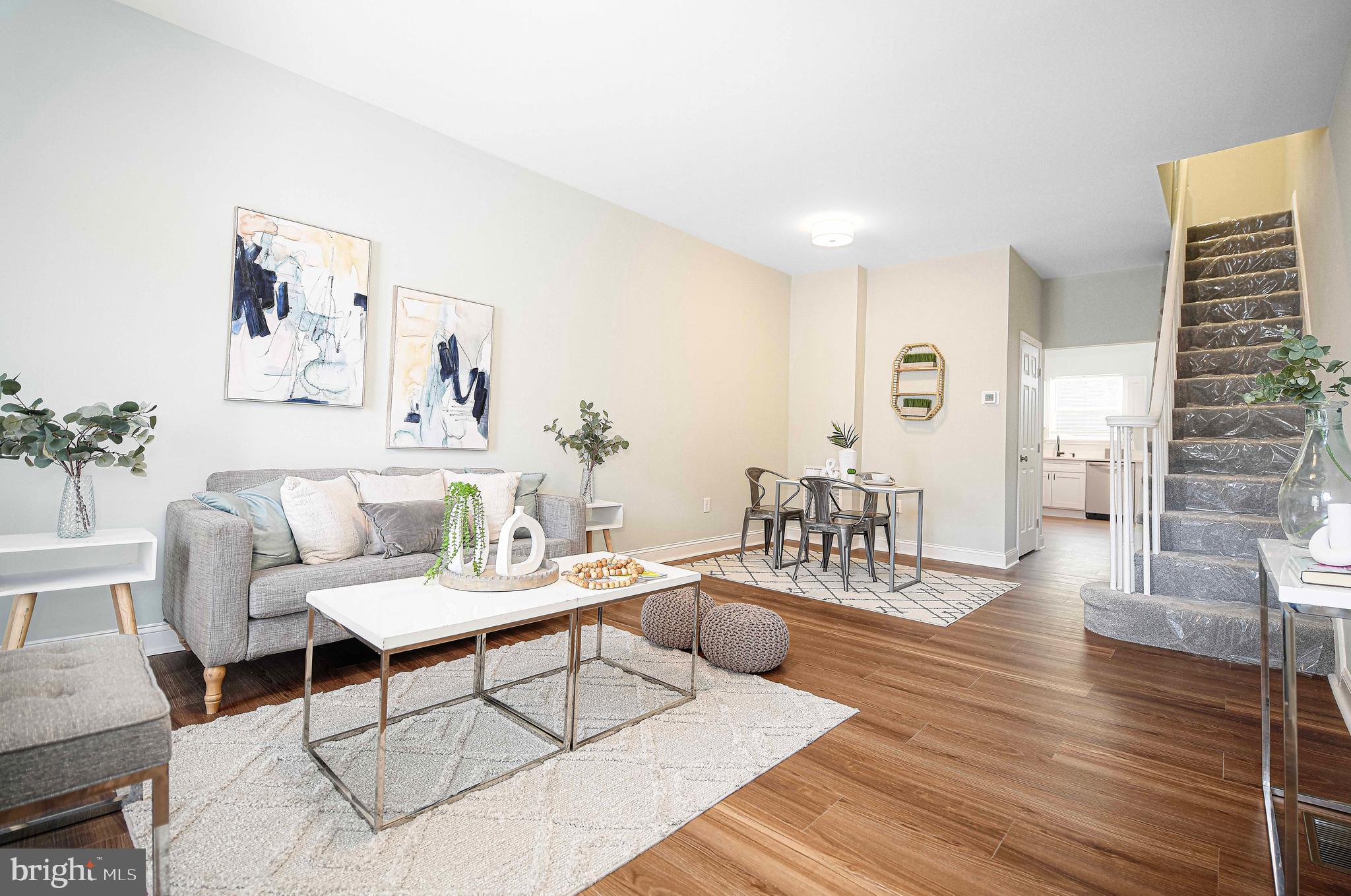 Home buyers – here is one of the best values in town!
2407 McElderry is part of a non-profit Affordable Homeownership Program offering up to $15,000 in downpayment and closing cost assistance plus access to a special mortgage loan at 1% below market interest rate.
Light-filled and charming, this 3BR, 1.5BA home boasts an open main level floor plan, a spacious kitchen with all-new stainless-steel appliances, a main level half bath, 3 bedrooms upstairs with a full bath, and an unfinished basement plus updated interior plumbing, electrical, heating and cooling systems.
Please note that income restrictions apply (please call agent to learn more). Must be owner occupied.
This property qualifies for a Healthy Neighborhood Special Purchase Program Loan. The main benefits of the Special Purchase Loan include: 1% below the 60-day Fannie Mae rate (but in no event less than 4%), low down payment (just 3% of purchase price), no private mortgage insurance required, potential to pair with downpayment incentives (income limitations apply).