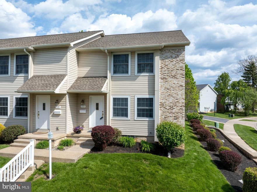 OPEN HOUSE - Thursday, May 7th, 4:30 - 5:30pm.  Easy living awaits at 775 Galen Drive in Maplewood Townhomes. This 3‑bed, 2.5‑bath end‑unit with central air conditioning blends comfort and convenience with a seamless floorplan and a great location. Step into a well‑appointed living room with hardwood floors and large front‑facing windows that fill the space with natural light. The kitchen features white cabinetry, upgraded granite countertops, and an island perfect for casual gathering, while the dining area offers a comfortable spot for everyday meals. Glass sliders open to a semi‑private composite deck backing to trees and a privacy fence. The primary bedroom includes a walk‑in closet, an in‑room sink and vanity, and a private bath. Two additional bedrooms with generous closet storage and a full bath complete the upper level. Enjoy a fully finished lower level for all your hobbies or entertainment needs! This expanded living space includes a large rec room with a pass-through window and an adjacent flex area—ideal for a family room, game room, home gym, and more. The laundry closet is thoughtfully tucked away, keeping it accessible yet out of sight. Two designated parking spaces are also included. Don't miss your chance at a low‑maintenance lifestyle in an excellent location with easy access to I-99, Rt 322, Penn State campus and downtown State College venues and amenities.  Call for a tour today!
