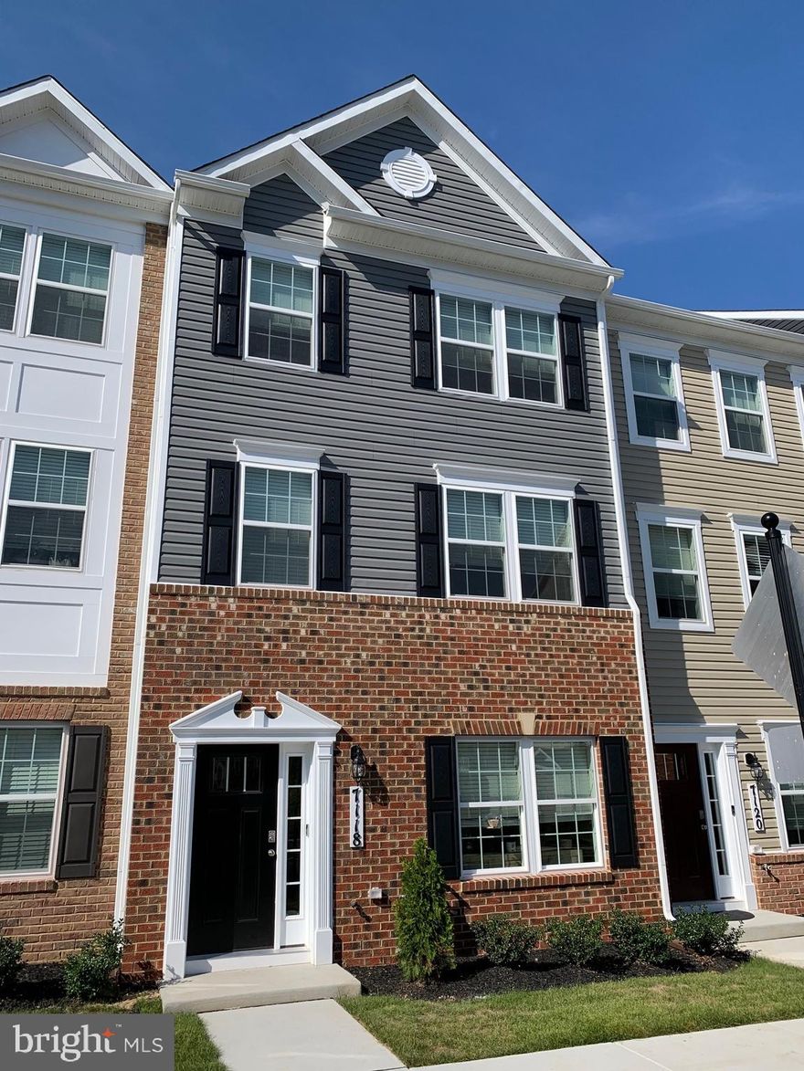 Location! Location!! Location!!!  Less than 2 year old Columbus Model available to move in August! This gorgeous 3 level 3 beds 2.5 bath partial brick front 2 car garage townhome is located in sought after Westview South that is right at the corner of Westview Promenade Shopping Mall. Conveniently walking to shopping, dining and movie theater. Fantastic view of mountains.  just minutes from major commuter routes, downtown Frederick, and the Westview Promenade! Inside find an open floorplan of living space, a beautiful classic kitchen including gray cabinetry, backsplash, quartz countertops and stainless appliances. Enjoy your coffee on the included deck in the rear, and take advantage of the many community amenities including clubhouse with fitness center.  No need to mow grass because HOA covers everything! Free access to onsite gym, yoga center, and an outdoor pool,  Walking trails surrounding the community and tot lot. Free smart home system!  VACANT, SHOW ANYTIME.