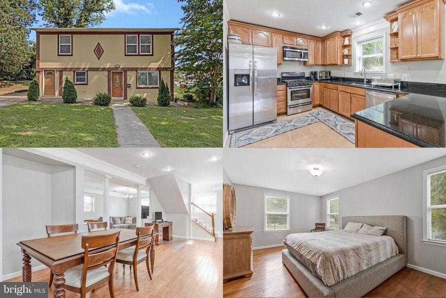 NO HOA! Nestled on a quiet cul-de-sac in the heart of Silver Spring, this beautifully maintained home offers the perfect blend of space, natural light, and an unbeatable location. Set on a generous lot with a large front yard and private driveway, this residence welcomes you with bright, airy interiors and an open layout ideal for modern living and entertaining. The kitchen serves as the heart of the home, featuring ample cabinetry, modern appliances, and a breakfast bar that flows seamlessly into the main living area. Upstairs, spacious bedrooms with oversized closets provide comfort and abundant storage. The fully finished lower level—with a full bath and private entrance—offers endless flexibility as a guest suite, home office, gym, or recreation space. Need more room? The expansive attic provides exceptional storage and potential for future expansion. Large windows throughout flood the home with cheerful natural light. Commuters will appreciate the easy access to DC, I-495, Georgia Ave, and both Forest Glen and Wheaton Metro stations. Enjoy nearby favorites including Wheaton Regional Park, Brookside Gardens, Westfield Wheaton Mall, plus a variety of grocery stores, gyms, and dining options. A rare find combining comfort, convenience, and space to grow—welcome home!