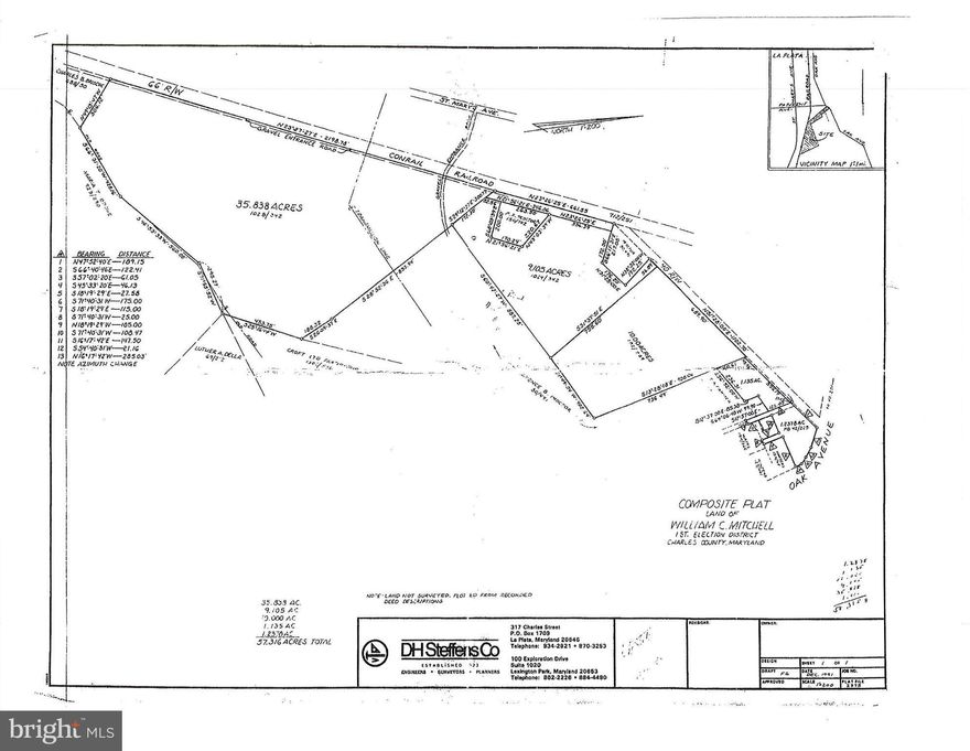 Property is on the FUTURE planning agenda for annexation to the Town of La Plata which includes five contiguous parcels of land #51,137,230,39, 227. Adjacent to Martins Crossing subdivision adjoining Glen Albin & Oak Ave.