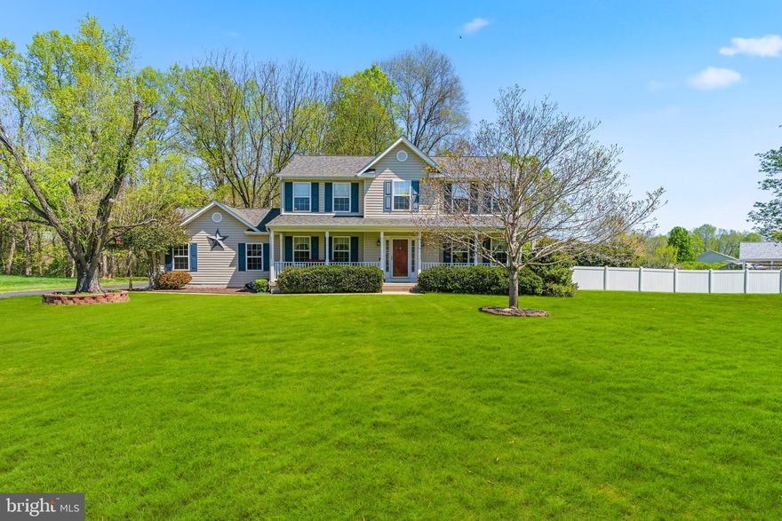 Welcome to 6826 Anderson Ct, a rare opportunity in the sought-after Cleydael community in King George. Offering a beautifully maintained one-owner home with NO HOA that truly stands out. Lovingly cared for over the years, this property reflects pride of ownership at every turn and is ideally positioned on a quiet cul-de-sac street on just over a 1-acre level lot backing to trees for added privacy.
The main level features a spacious and inviting layout with large formal living and dining rooms accented by hardwood floors, a comfortable family room with a gas fireplace, and a bright kitchen with breakfast area designed for both everyday living and entertaining. Just off the main living space, a screened porch overlooks the expansive fenced backyard, creating a peaceful retreat surrounded by nature—with the added benefit that the septic drainfield is located in the front yard, offering potential for a future in-ground pool in the rear.
Upstairs, you’ll find four bedrooms, including a well-appointed primary suite with a walk-in closet, soaking tub, and separate shower. Three additional bedrooms provide excellent space and flexibility, two of which are very generously sized, along with a full hall bath and convenient upper-level laundry.
The unfinished basement offers endless potential with a rough-in already in place for a future full bath.
Major system updates have already been completed, including dual zoned HVAC systems (2021), roof (2023), upstairs carpet (2023), and kitchen appliances including dishwasher, microwave, and refrigerator (2024), providing true peace of mind. A 1-year Old Republic home warranty is also included for added confidence.
Ideally located just minutes to the Naval Surface Warfare Center Dahlgren, approximately 25 minutes to Fredericksburg and about an hour to Quantico, this home offers a perfect balance of privacy, condition, and commuter convenience. WELCOME HOME!